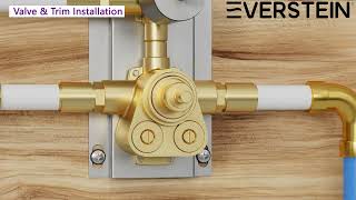 How to Install M6379  12quot Thermostatic Shower System  Rainfall Faucet 6 Jets amp Handheld Sprayer [upl. by Adnal13]