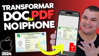 Como TRANSFORMAR DOCUMENTOS EM PDF no IPHONE IOS  GUIA COMPLETO [upl. by Leibrag]