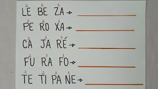 Lendo e escrevendo  Ordene as Sílabas  Aprendendo a Ler e Escrever  EJA [upl. by Wilkison404]