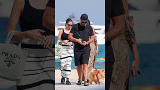 Thylane Blondeau departing from a Saint Tropez beach shorts [upl. by Robina812]