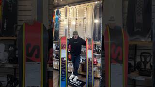 Huck Knife amp Huck Knife Pro are Salomon’s premier park truetwin freestyle snowboards snowboarding [upl. by Cristina]