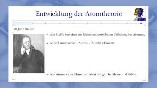 Entwicklung der Atomtheorie  2 John Dalton  Lernvideo [upl. by Donnamarie968]