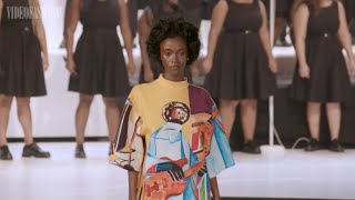 PYER MOSS  Spring 2020  New York Fashion Week [upl. by Netsirhk351]