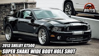 This 1000 HP 2013 Shelby GT500 Super Snake Wide Body Hole Shot Mustang has only 355 Miles [upl. by Lopez]