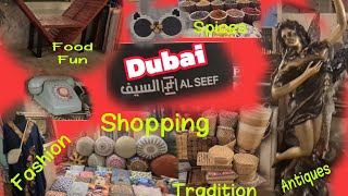 Dubai Al SEEFBest Place to visit alseefdubai  Al Seef Walking Tour 2024 United Arab Emirates🇦🇪 [upl. by Assyral]