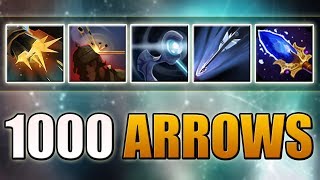 Insane Arrow Splitter Drow Ranger Flak  Marksmanship  Aghs Dota 2 Ability Draft [upl. by Eilujna]