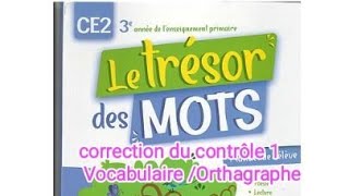 Correction du contrôle 1s Conjugaison Orthographe [upl. by Goldshlag]