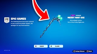 How To Get MINTY PICKAXE in Fortnite 2024 [upl. by Yenttihw]