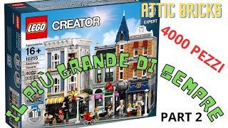 ASSEMBLY HALL LEGO 10255 ANNIVERSARY 10th CREATOR EXPERT SPEED BUILD part 2 [upl. by Nellie]