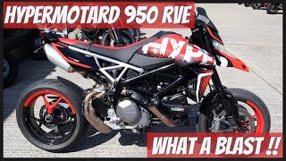 Ducati Hypermotard 950 RVE what a great bike for a blast Ride review [upl. by Pontone]