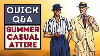 SUMMER CASUAL ATTIRE FOR MEN  PLANTERS DRESS CODE [upl. by Calendre465]