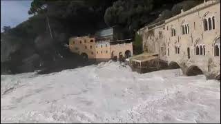 Abbazzia di San Fruttuoso di Camogli in Ligura Area Marina Protetta Liguria [upl. by Gabrielli]