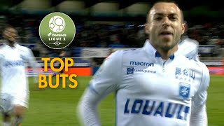 Top buts 31ème journée  Dominos Ligue 2  201718 [upl. by Ernaline]