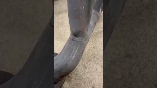 Drivers side exhaust header broke 03 mustang 39 junk aftermarket warranty mechaniclife repair [upl. by Iramohs440]