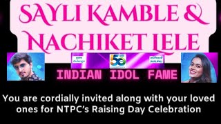 Nachiket lele and Sayali Kamble at Darlipali on NTPC Raising Day Celebration v2 [upl. by Ybbob]