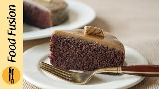 Chocolate Cake without oven Recipe By Food Fusion [upl. by Asenad793]