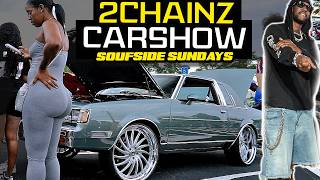 2CHAINZ CAR SHOW had Atlanta THICK Donkmaster Giveaway Cutlass amp PLENTY of Old Schools GDAWG POV [upl. by Winna]