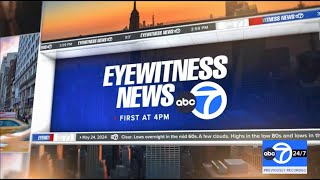 WABC Channel 7 Eyewitness News First At 4PM open  May 24 2024 [upl. by Muriah]