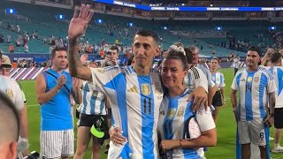 Angel Di Maria In Tears After Playing Last Match For Argentina😢 [upl. by Irallih]