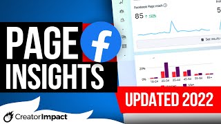 How to use Facebook Analytics in 2023 Facebook Page Insights learn about your audience [upl. by Mor]