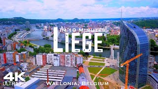 Liège 🇧🇪 Luik Drone Aerial 4K 2024  Belgique België Belgium [upl. by Eul]