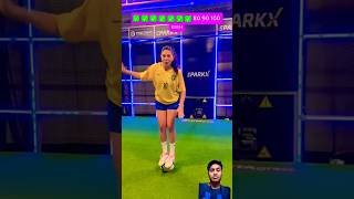 100Kmph Speed Football She FAIL🥶😂shorts football soccer reactions tranding skills [upl. by Cerelly]