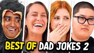 Dad Jokes  Dont laugh Challenge  Best Moments 2  Raise Your Spirits [upl. by Wrdna]