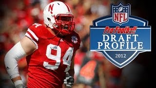 Nebraska DE Jared Crick Draft Profile [upl. by Atterrol78]