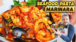 Unforgettable Recipe SEAFOOD PASTA MARINARA [upl. by Inaffyt72]