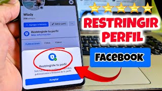 COMO Restringir mi perfil de Facebook cómo poner en privado mi facebook 2024 [upl. by Aned228]