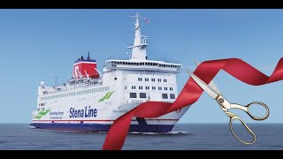 Invigning Halmstad Grenå Stena Line 2020 4k [upl. by Berk]