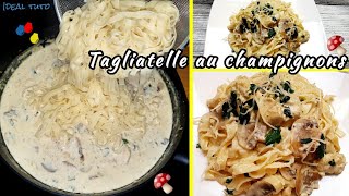 Tagliatelle au champignons [upl. by Ttelracs]