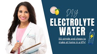 How to Make Electrolyte Water at Home  Healthy Habits [upl. by Egan]