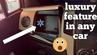 Cooled glove box in any car  how to make cooled glove box in car  Cooled glove box  Harsh garage [upl. by Lotson]