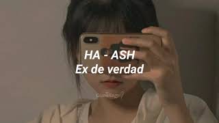 HAASH  Ex de Verdad  Letra [upl. by Eceer384]