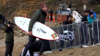 Rip Curl Pro Bells Beach  Jay Thompson Coaches Liam OBrien to a Victory on Easter Sunday  Surfing [upl. by Orsay]