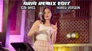 ARIA REMIX EDIT HOREG VERSION GEMOY DJ GEMOY SUB BASS SPECIAL CHECK SOUND [upl. by Binetta]