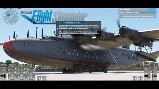 Msfs 2020 microsoft Flight Simulator How to startup engine of latecoere 631 [upl. by Nwahsuq]