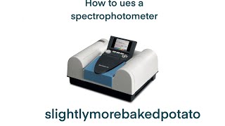 How to use spectrophotometer VHS training tape [upl. by Valeria696]