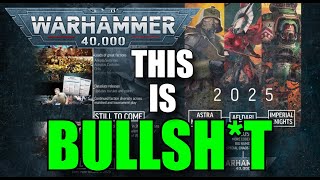 Games Workshop OVERHYPED amp UNDERDELIVERED Warhammer 40000 Nova RoadMap LetDown New40k Reveal [upl. by Ninerb]