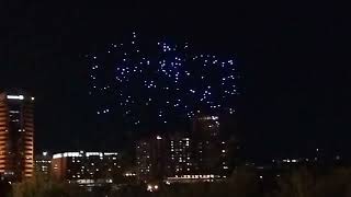 drone light show sponsored altrafiber [upl. by Nerin]