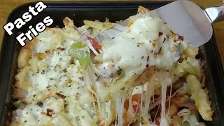 Pasta Fries Recipe Cheesy Pasta Recipe [upl. by Ainad]