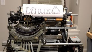 Using a 1930 Teletype as a Linux Terminal [upl. by Jeni]