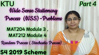 Wide Sense Stationary ProcessWSS  MAT204 Module 3  MAT212 Module 4 S4 2019 Part 4 [upl. by Ueik518]