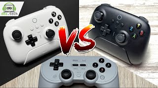 Guerra 8BitDo  Ultimate 24g vs Ultimate Bluetooth vs Pro 2 [upl. by Esinel934]