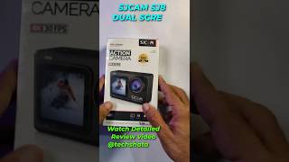 SJCAM SJ8 DUAL SCREEN 4k action camera Unboxing techshatabdi actioncamera [upl. by Aerdnael]