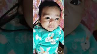 2 months old Baby activity 2month baby Milestones for 2month old babies shorts​ viral​ cute [upl. by Neelrahs32]