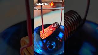 Catalytic Burning of Acetone Vapors on Copper Wire [upl. by Bortman]