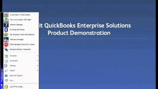 Intuit QuickBooks Enterprise Solutions 12 0 Demo Part 1 of 4 [upl. by Aleakam487]