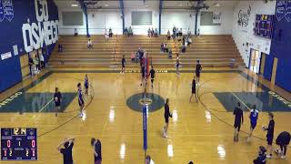 Oswego High School vs Liverpool Central School District Mens JV Volleyball [upl. by Anelleh]